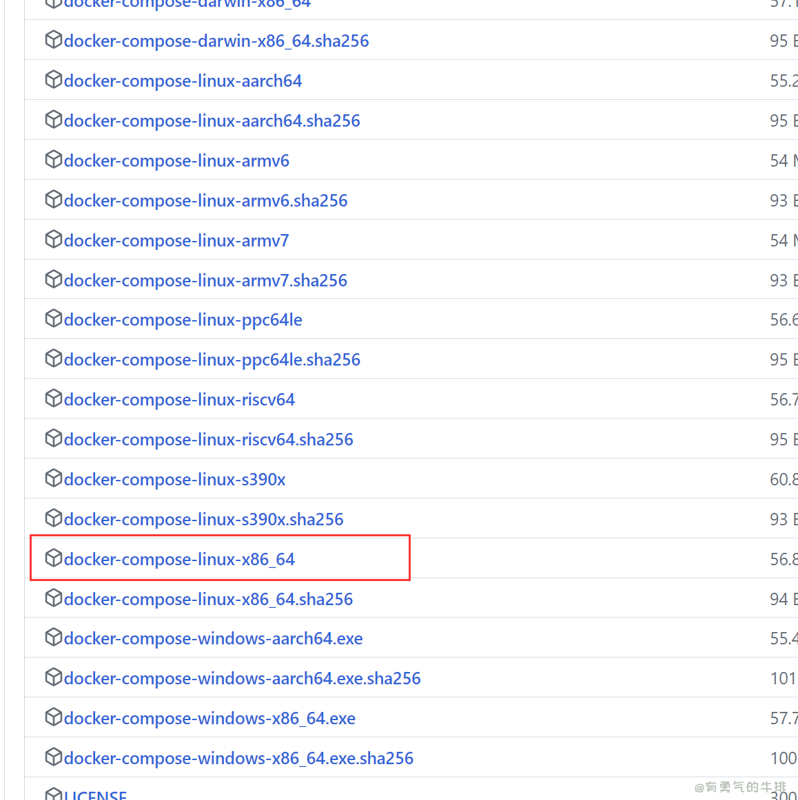 手动下载docker-compose