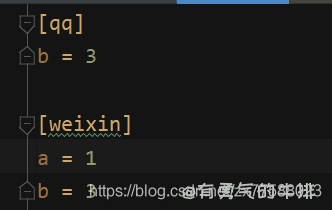 ini文件示例